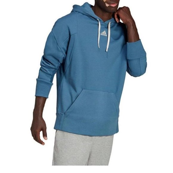 Adidas Mens‎ Multi Sport Sweatshirt Hoodie Altered Blue, X-Small Retail $70 NWT - Picture 1 of 3